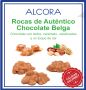 Rocas de chocolate con Leche belga, cacahuetes, caramelo y un toque de sal marina